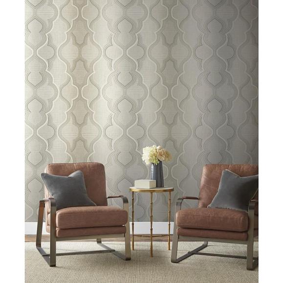 Обои York DM4942 Modern Ombre Damask Neutral