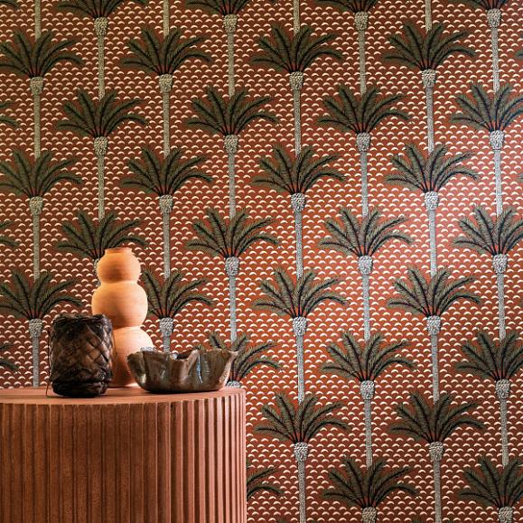 Обои Casamance 75240712 Atlas Terracotta