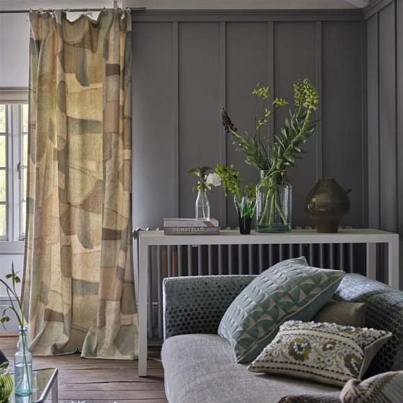 Подушка CCDG1596, Marquise Velvet, Duck Egg, Designers Guild 50 x 50см