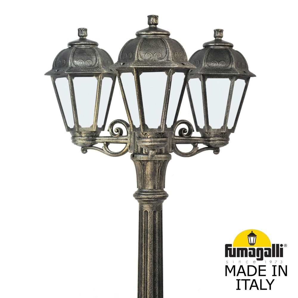 Садово-парковый светильник Fumagalli ARTU BISSO/SABA 3L K22.158.S30.BYE27