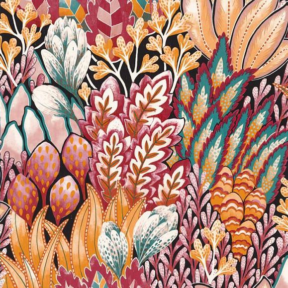 Обои Casamance 75162754 Avicennia Fuschia/Ocre
