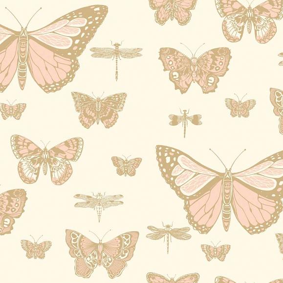 Обои Cole & Son 103/15066 Butterflies & Dragonflies