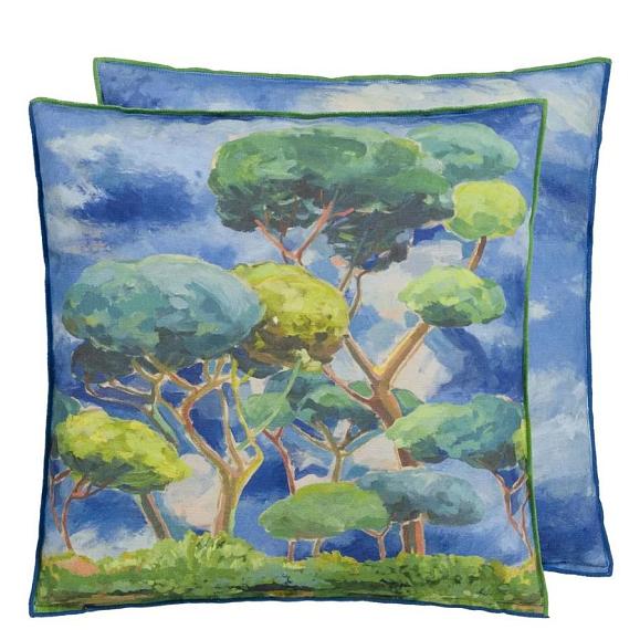 Подушка CCDG1580, Matsu Cotton, Cobalt, Designers Guild 50 x 50см