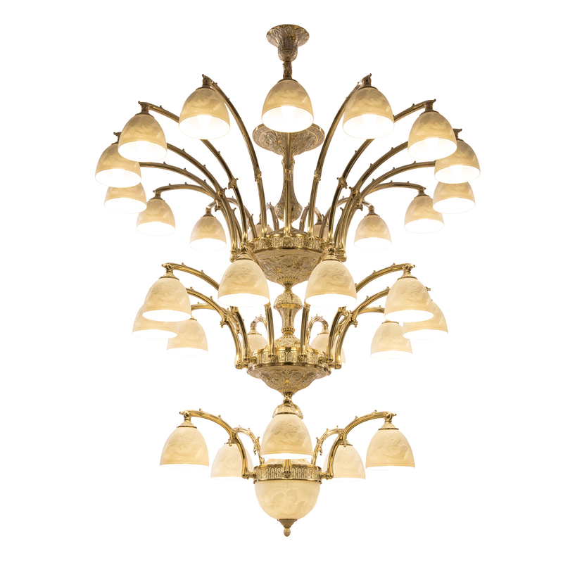 Подвесная люстра Bohemia Ivele Crystal Verona 72111P/5+10+15/420 GW P1 D Angel
