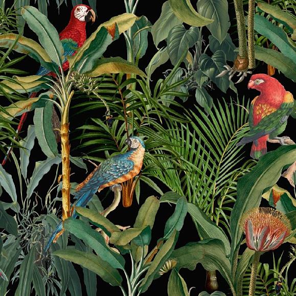 Панно Mind the gap WP20522 Parrots of Brasil Anthracite