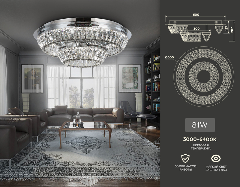 Потолочная люстра Ambrella Light Traditional TR5029