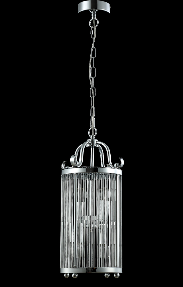 Подвесной светильник Crystal Lux Tadeo TADEO SP4 D200 CHROME/TRANSPARENTE