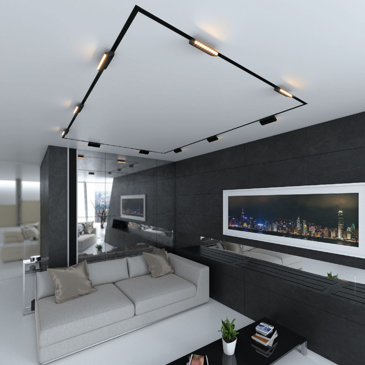 Трековый магнитный светильник Elektrostandard Slim Magnetic 4690389206412 85010/01 a067370