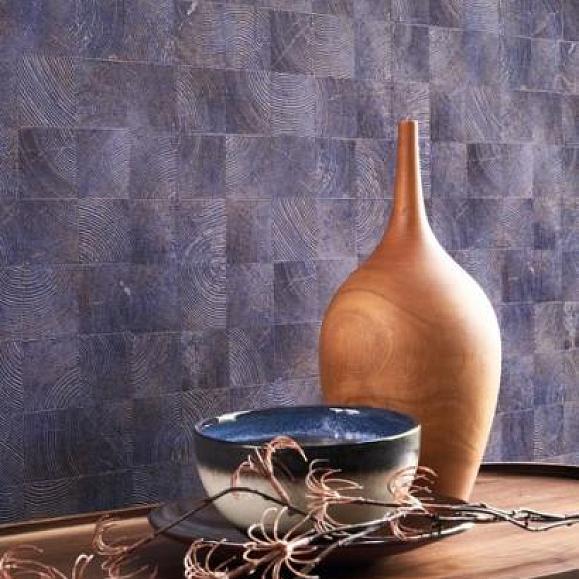 Обои Casadeco 86016516 Woods Chene Indigo
