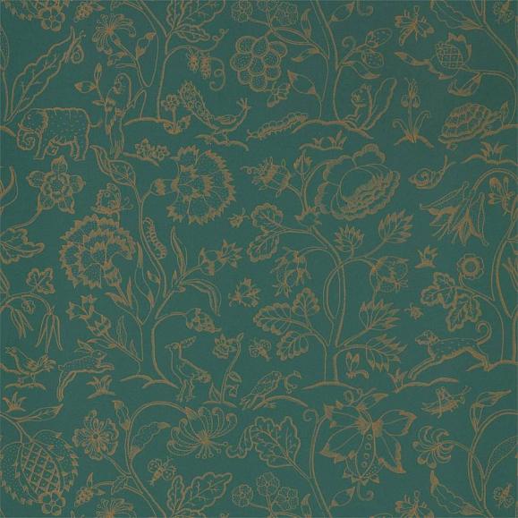 Обои Morris 216695 Middlemore Moss Gold