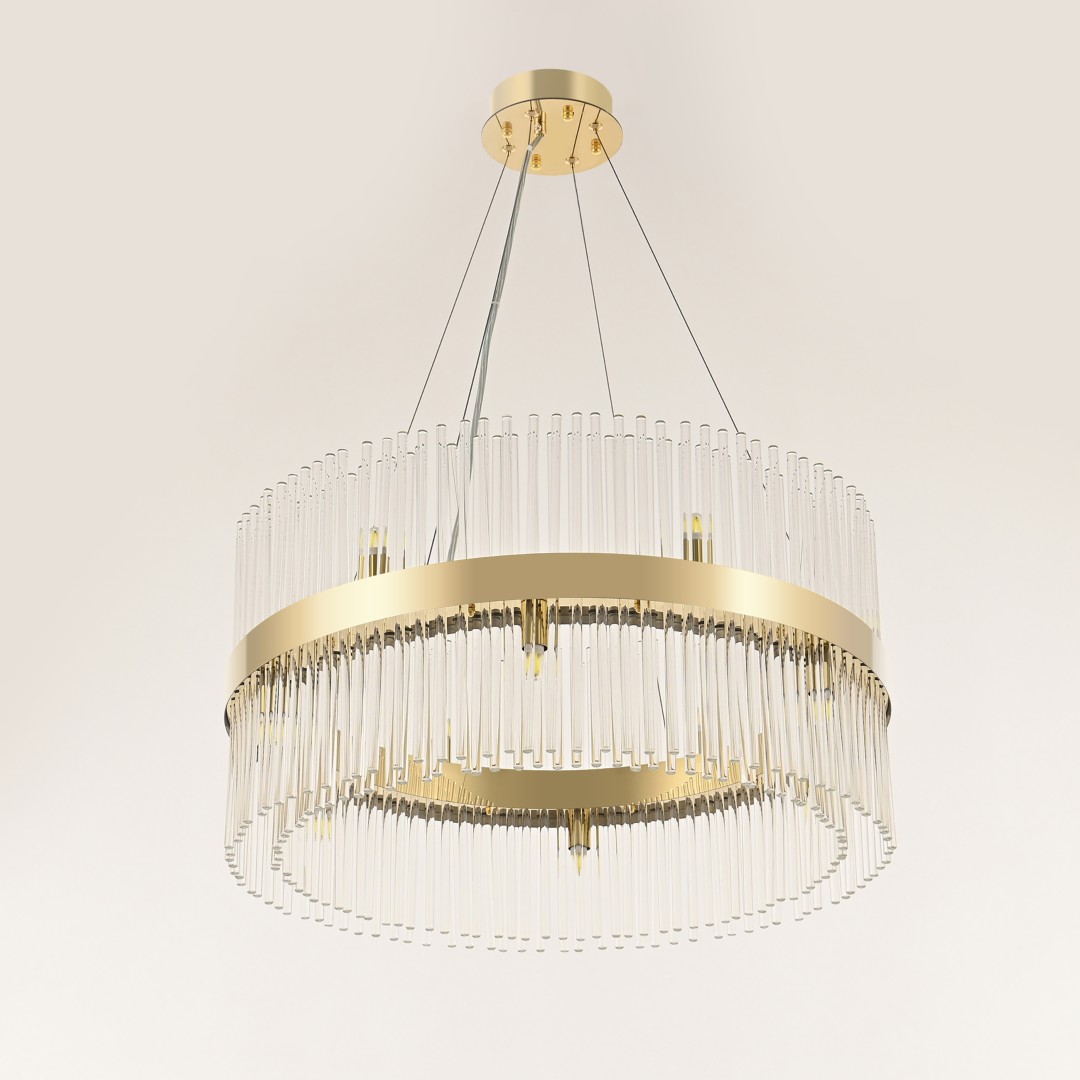 Подвесная люстра Arte Milano Бари 430110.600.12.G9.B1 GD