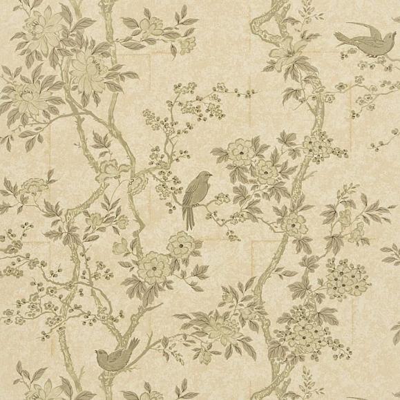 Обои Ralph Lauren PRL048/06 Marlowe Floral Mother Of Pearl