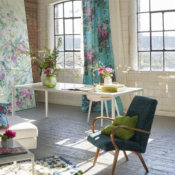 Панно Designers Guild PDG1173/01 Bouquet De Roses Celadon