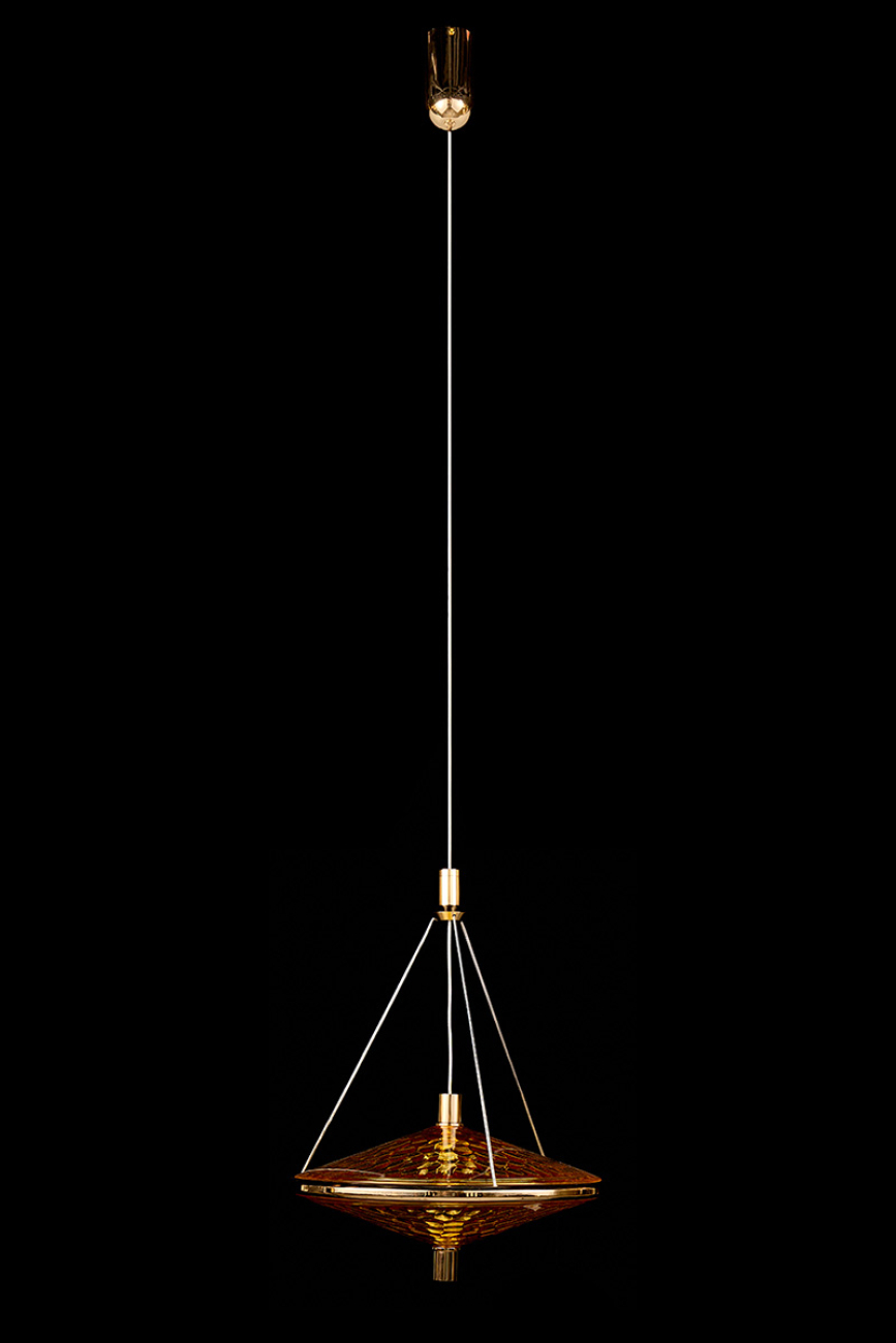 Подвесной светильник Chantale LE3027/1S GD/YE