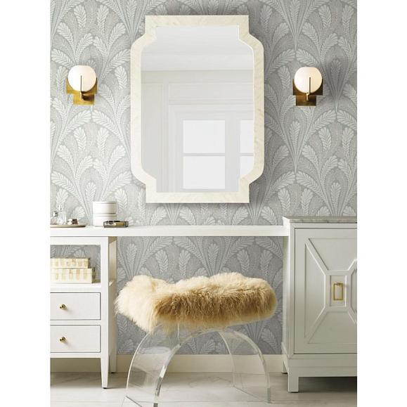 Обои York DM5023 Shell Damask Sage