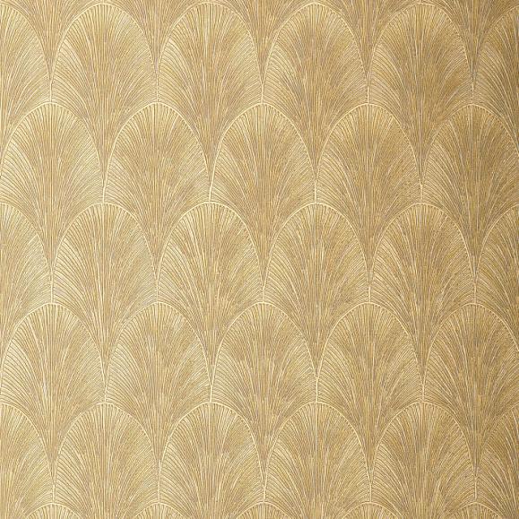 Обои Casamance 75781324 Tourmaline Blanc/doré