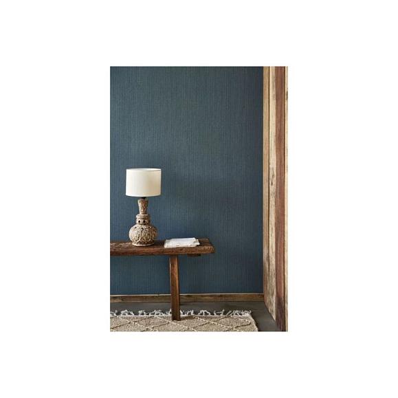 Обои Casadeco 89656506 Papier Kraft Bleu petrole