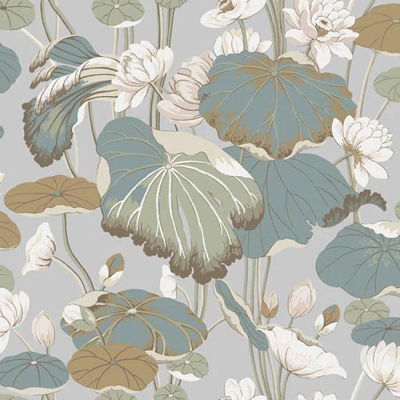 Обои York GO8294 Lotus Pond Heather/Cotton