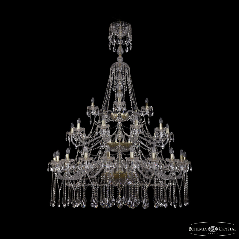 Подвесная люстра Bohemia Ivele Crystal 1413/20+10+5/530/XL-201/3d G