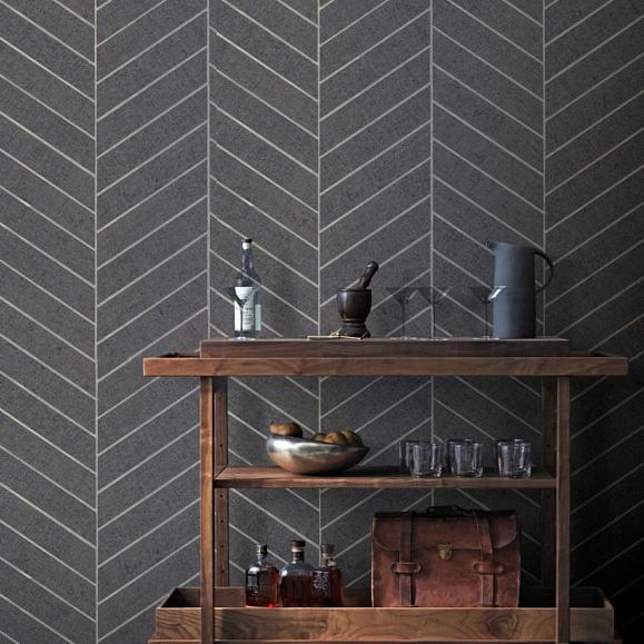 Обои York HO2107 Atelier Herringbone Steel Blue