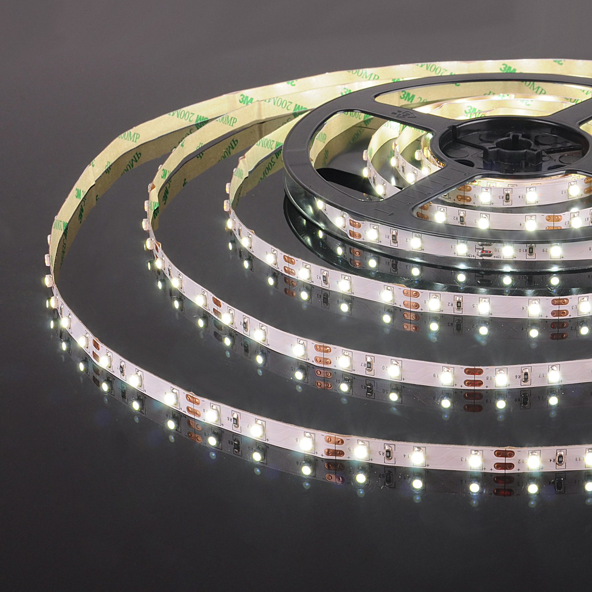 Светодиодная лента Elektrostandard 12V 4,8W 60Led 2835 IP20 холодный белый, 5м 4690389124136 a040993