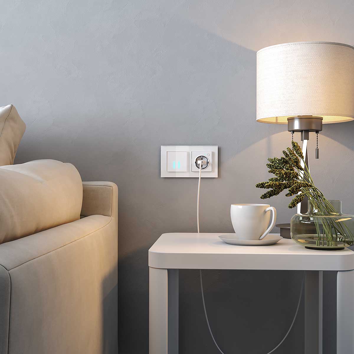 Розетка Wi-Fi Werkel белый W1171601 4690389176067