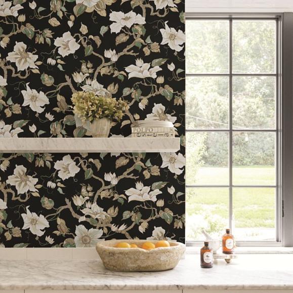Обои York GT4514 Marguerite Vine Black