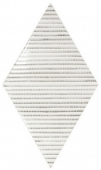 RHOMBUS WALL BAMBU B&W