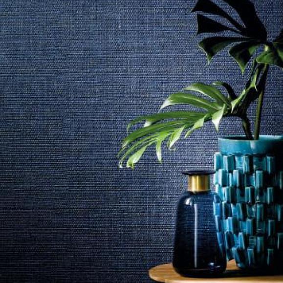 Обои Casamance 74252242 Carioca Bleu Marine