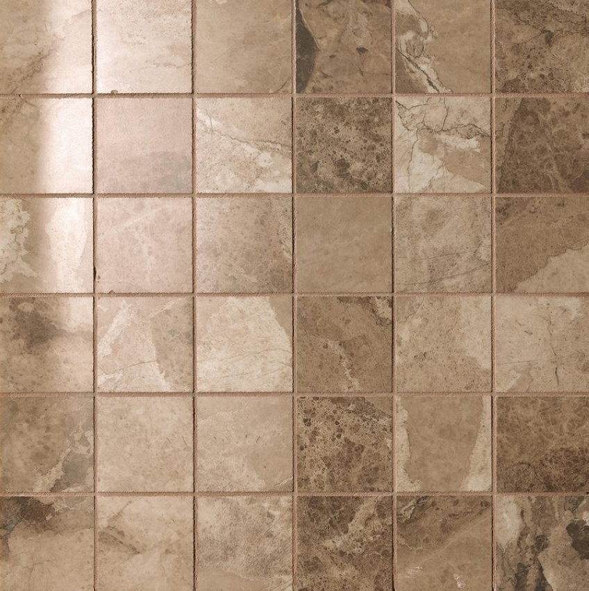 Kamu Beige Macromosaico Brillante