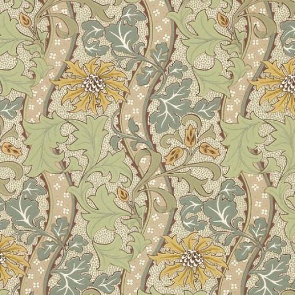 Обои бумажные Morris 217583 коллекции Unfinished Works Wallpaper