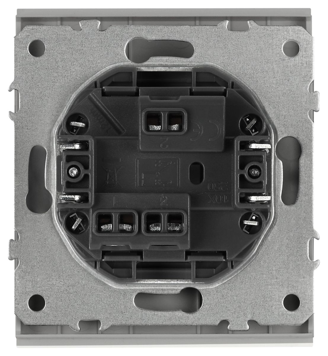 Переключатель Эра Arktik 16-1103-03 10АХ-250В алюминий Б0070336
