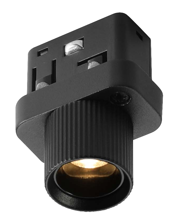 Трековый магнитный светильник iLedex Vision 4822-019-D22-2W-24DG-4000K-BK