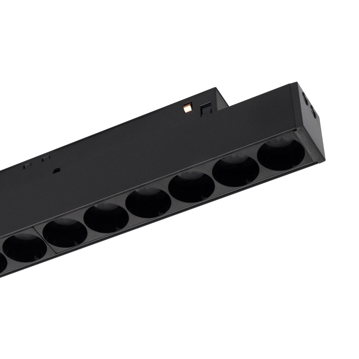Трековый магнитный светильник Arlight MAG-ORIENT-DOTS-L465-16W Day4000-MIX (BK, 24 deg, 48V, TUYA Zigbee) (IP20 Металл) 053813