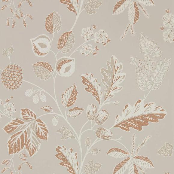 Обои Sanderson 216615 Warwick Taupe