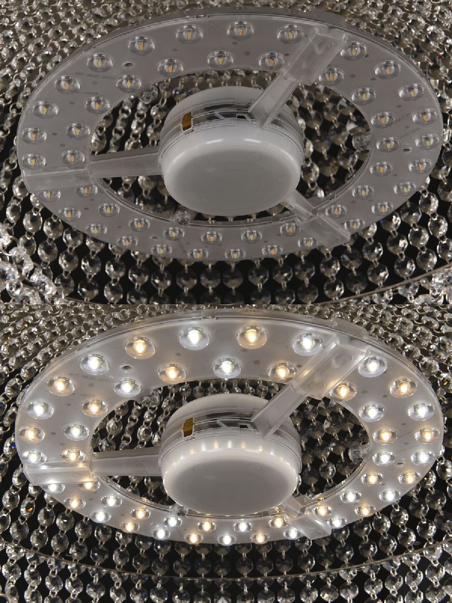 Потолочная люстра Bohemia Ivele Crystal 19011/55IV/LED-DIM Ni