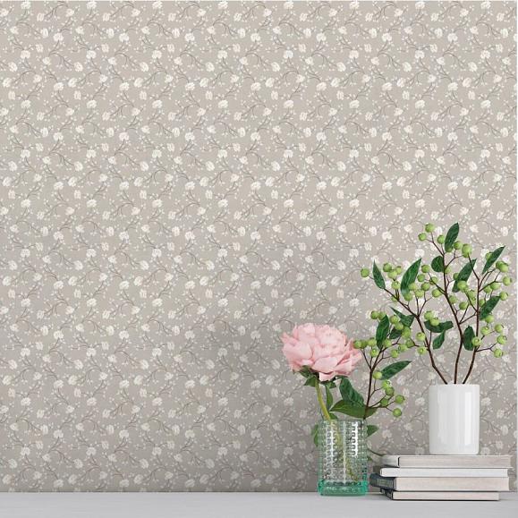 Обои Aura 1905-3 Petit Flowers Beige