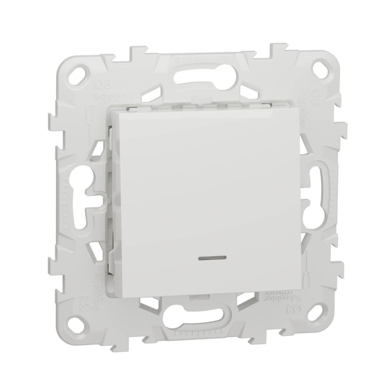 Переключатель одноклавишный Schneider Electric Unica New NU520318N