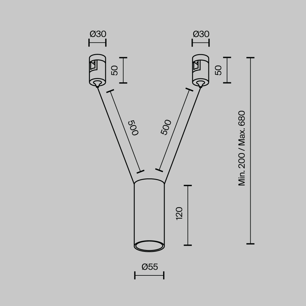 Трековый магнитный светильник Maytoni Focus LED TR157-1-12W4K-B