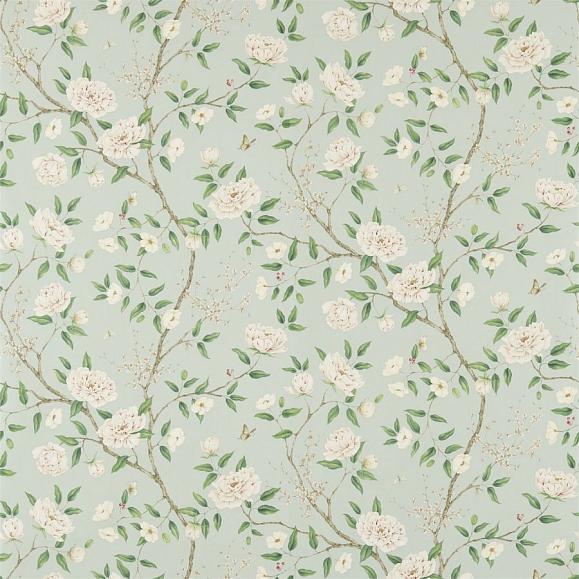 Обои Zoffany 311336 Romey`s Garden Sea Green