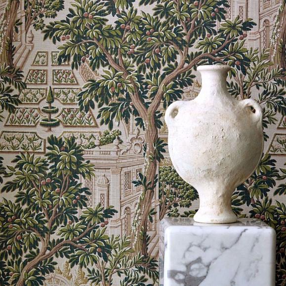 Обои Zoffany 313051 Italian Garden Tuscan Pink