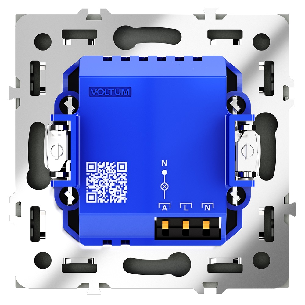 Датчик движения встраиваемый VOLTUM S70 VLS070508 (черный матовый)