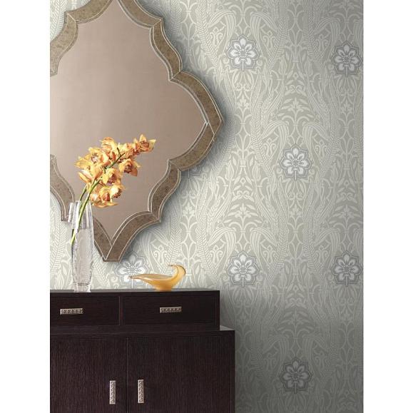 Обои York DM4992 Gatsby Damask Grey