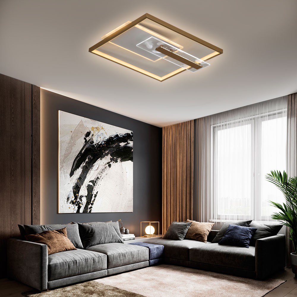Потолочный светильник LED4U L1045-500 GD