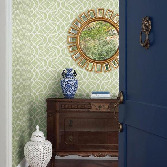 Обои York GR5971 Boxwood Garden Light Green