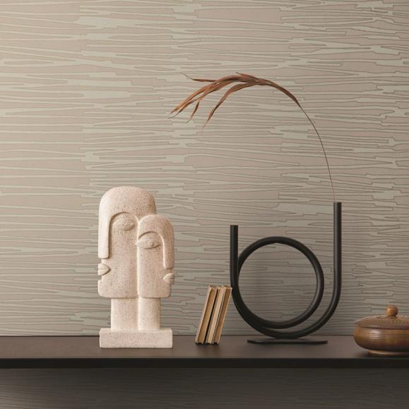 Обои York AG2091 Nikki Chu Water Reed Thatch Clay/Silver