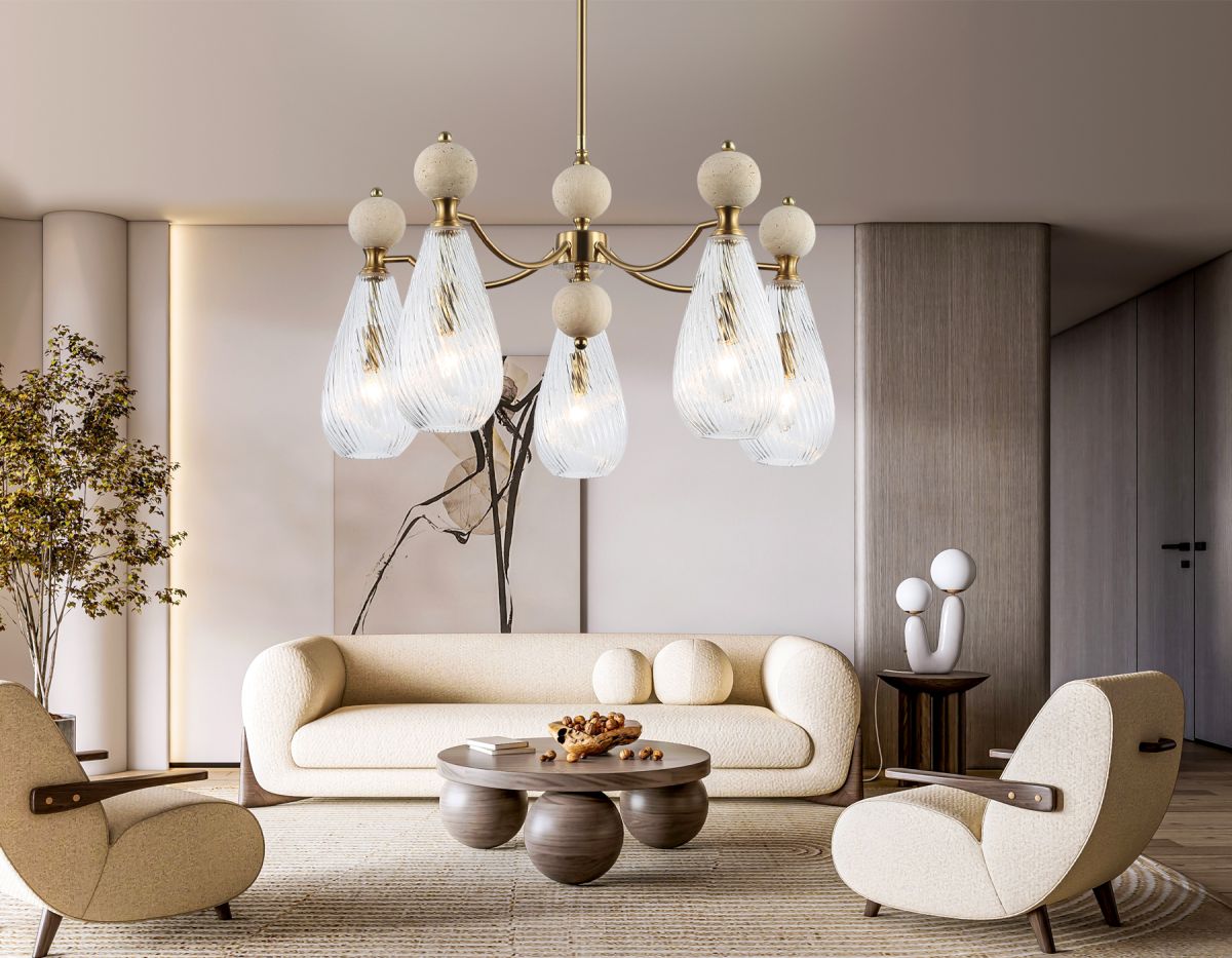 Люстра на штанге Ambrella Light High Light Ceramo Modern LH53286