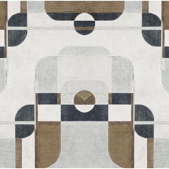 Панно Casadeco 200586129 Conrad Gris duvet / encre
