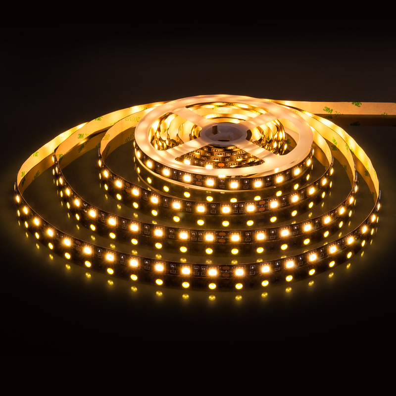Светодиодная лента Elektrostandard 24V 14,4W 60Led 5050 IP20 теплый белый, Black, 5м 4690389172168 a053682