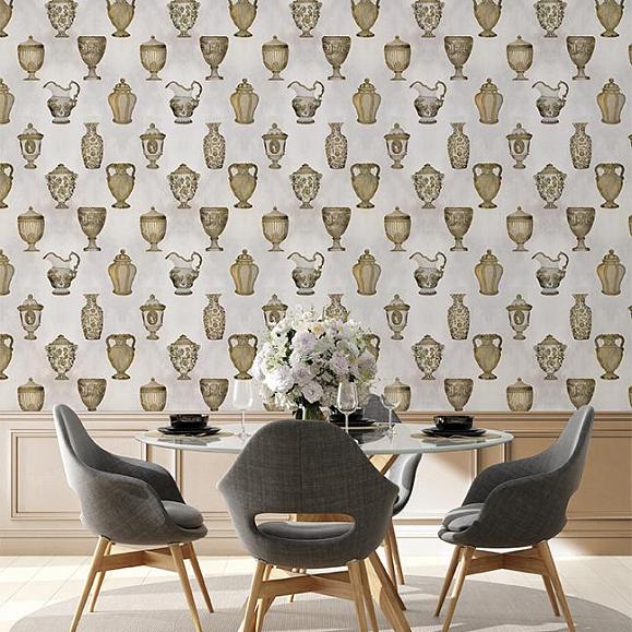 Обои Coordonne 9300021N Porcelaine Bronze